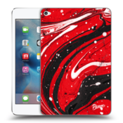 Silikonski prozorni ovitek za Apple iPad mini 4 - Red black