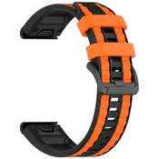 INF 22mm hitro snemljiv silikonski pašček za Garmin Fenix 8 Pro, 47MM/45MM Orange, (5000264439)