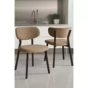 HANAH HOME Set stolica (2 dela) Toldy Cappuccino Brown