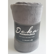 Deka mikrovlakna 200x240 cm grey