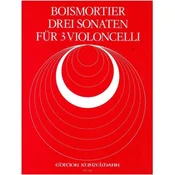 BOISMORTIER:DREI SONATEN FUR 3 VIOLONCELLI