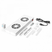 Digitus hladilna enota 2x ventilator s termo. strop/rack siva DN-19 FAN-2-HO