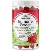 Swanson – Immune Boost z okusom višnje, 60 gumijastih bonbonov