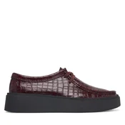 Nizki čevlji Clarks Torview W 26328105 Bordo rdeča