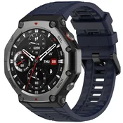 Silikonski pas Techsuit W067 za Amazfit T-Rex 3 - moder