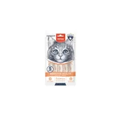 Wanpy Poslastica za macke Digestive Health Functional Creamy Lickable, Losos i piletina, 5x14g