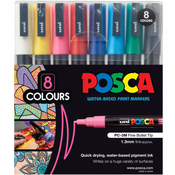 UNI set PC-3M Posca/0.9-1.3mm 1/8 KLASIK BOJE