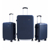 Aga Travel Komplet kovčkov Shell MR4651 Temno modra