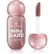 essence milky GLAZED balzam za toniranje za usne sa sjajem nijansa 07 Oat So Creamy 4 ml