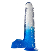 Fade out Dildo, 19.5 cm, Plavi