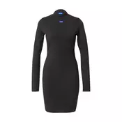 HUGO Vsakodnevna obleka Nilla 50545016 Črna Slim Fit