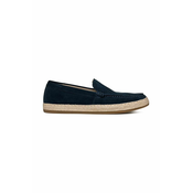 Espadrile iz semiša Geox U PANTELLERIA mornarsko modra barva, U45DWB 00022 C4002