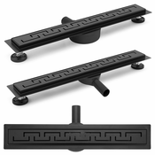 Linijski odtok REA GREEK PRO Black Matt 70