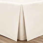 Kremno bela prevleka za okvir postelje iz perkala 90x190 cm Easy Iron Percale – Catherine Lansfield