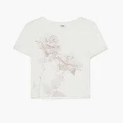 Cropp - Majica s aplikacija - white