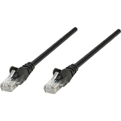 Intellinet RJ45 mrežni priključni kabel CAT 6 U/UTP [1x RJ45-utikač - 1x RJ45-utikač] 1 m crni, Intellinet