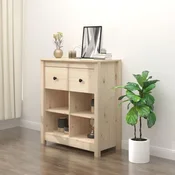 Vidaxl vidaXL Omarica, 70x35x80 cm, masivni borov les