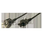 KABEL NAPAJALNI 220V TRIPOLAR C5 LogiLink črn 1,80m (CP093)