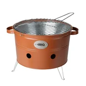 ProGarden Prenosni žar na oglje 34 cm oranžne barve KO-C83000270