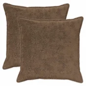vidaXL Prevleka za blazino 2 kos HOUTEN Svetlo rjava 70 x 70 cm