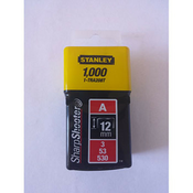 Stanley klemerice tip A (53) / 1000kom - 12 mm ( 1-TRA208T )