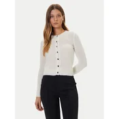 Gaudi Pletena jopica 521BD53011 Écru Regular Fit