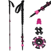CAMP Backcountry GT ženske palice, 60 - 125 cm, črna/roza