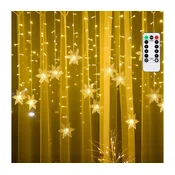 Aigostar - LED spoljna božicna girlanda 120xLED/6W/230V/8 funkcija 3x0,7m IP44 topla bela + daljinski upravljac