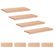 vidaXL Stopnice 8 kos 70 x 30 x 2 cm Naravna Trda bukovina