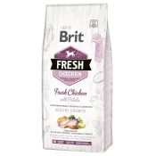 Brit Fresh Puppy Healthy Growth piščanec s krompirjem - Varčno pakiranje: 2 x 12 kg