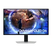 Monitor Samsung 68,6 cm (27,0) S27DG600SU 2560x1440 Gaming 360Hz OLED 0,03ms 2xHDMI DisplayPort 2xUSB3.2 Pivot  FreeSync Premium PRO HDR10+ Gaming Odyssey OLED G6