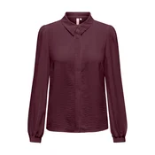 ONLY Bluza ONLMette vinsko rdeča