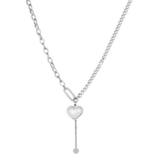 Ženska freelook srebrna ogrlica od hirurškog Celika ( frj.3.6028.1 )