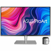Monitor Asus 32 ProArt PA32UC-K, IPS, Adobe RGB 99.5%, Adaptive-Sync, HDR10, 4xHDMI, DP, 2xThunderbolt 3, 2xUSB 3.2, USB-C, Pivot, Zvučnici, 4K 90LM03H0-B02370
