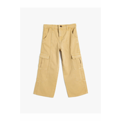 Koton Cargo Jeans Wide Leg Cotton - Wide Leg Jean