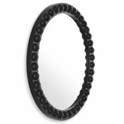 Casa Padrino Luxury Mirror Black A� 80 cm - Round Luxury Wall Mirror