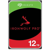 Seagate IronWolf Pro NAS HDD ST12000NT001 - 12 TB 3.5 inch SATA 6 Gbit/s CMR