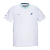 Moška majica Babolat Crew Neck Tee J. Lebron White XL