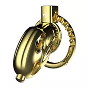 Sevanda Outlaw Urethral Sounding Chastity Cage Gold
