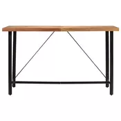 vidaXL vidaXL Barska miza 180x70x107 cm trden akacijev les in železo, (20948472)