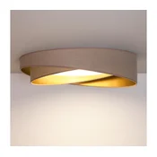 BRILAGI - LED prigušiva svetiljka VELVET TWIST LED/36W/230V CCT precnik 65 cm WT bež./zl. + daljinski upravljac