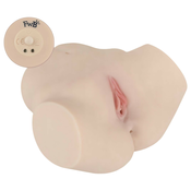 FWB - Evelyn Harris realisticni vibrirajuci torzo masturbator (prirodna boja)