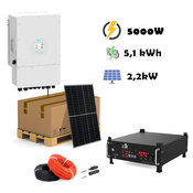 SOLARNI KOMPLET DEYE 2,2kWp/5000W/5kWh LI
