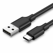 shumee USB - USB-C Quick Charge 3.0 3A 0,25 m adapterski kabel, črn