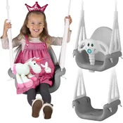 Ricokids Ricokids Elephant gugalnica z vedro 3v1, siva in bela