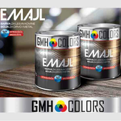 GMH COLORS - POKRIVNA BARVA ZA KOVINO - 0,75 L - ZELENA RAL 6000