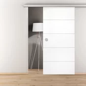 Novadoors Lesena drsna vrata Ontario Bianco belo lakirana 93,5 x 205,8 cm