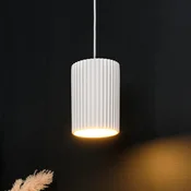 OSRAM viseča svetilka Decor Plaster Routes Tube, bela, sadra, E27 - Dnevna soba/jedilnica - Mavec/glina