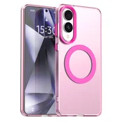 Hibridni ovitek Techsuit CandyCase MagSafe za Samsung Galaxy S25 Edge - pink