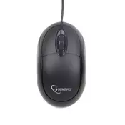 Gembird MUS-U-01, optical mouse, 1000dpi, USB, black/white/blue